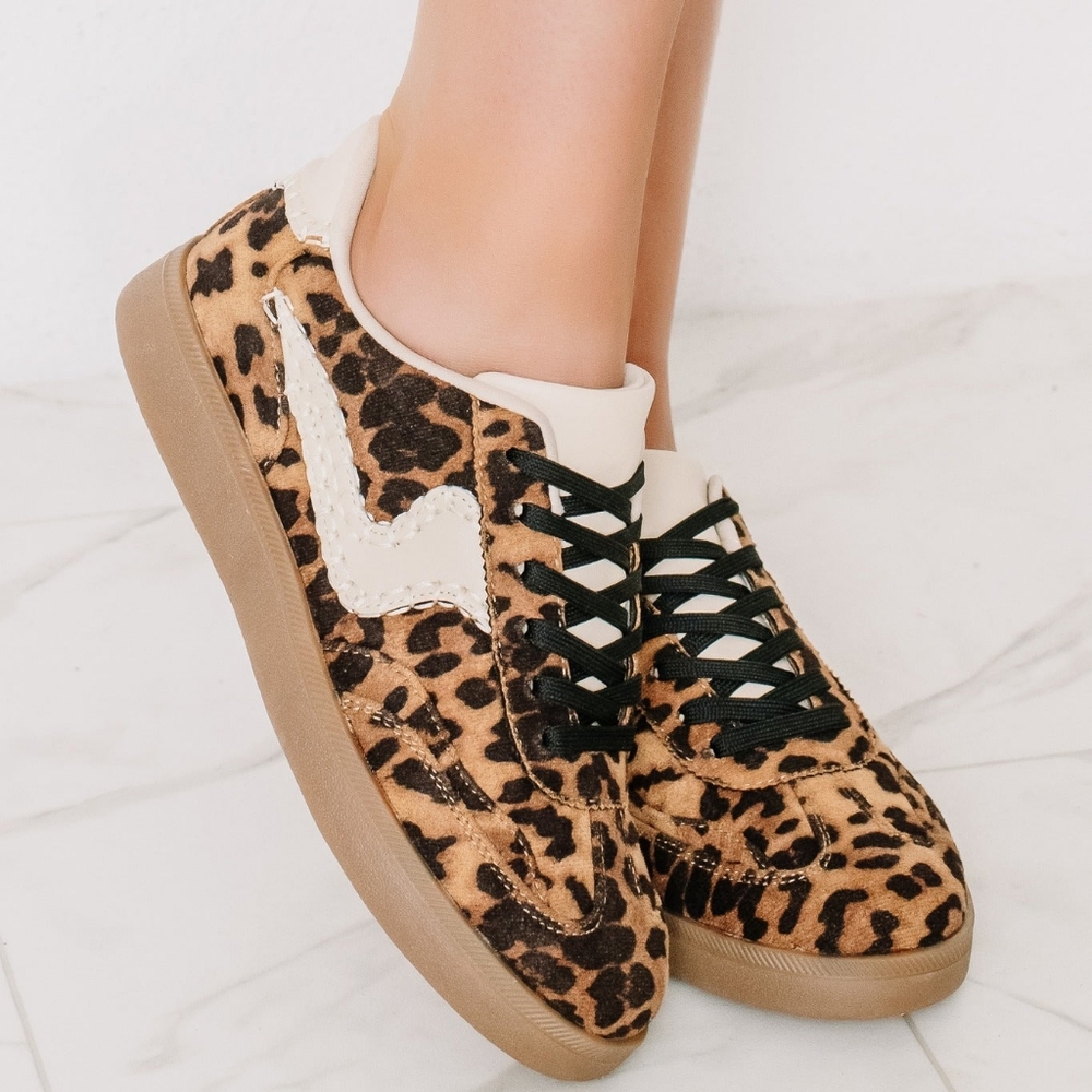 Leopard Sneakers Cute New